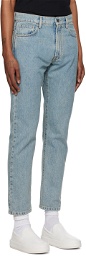 Moschino Blue Garment-Washed Jeans