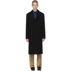 Bottega Veneta Black Cashmere Single Breasted Coat