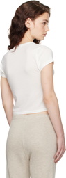 ÉTERNE Off-White Short Sleeve Baby T-shirt