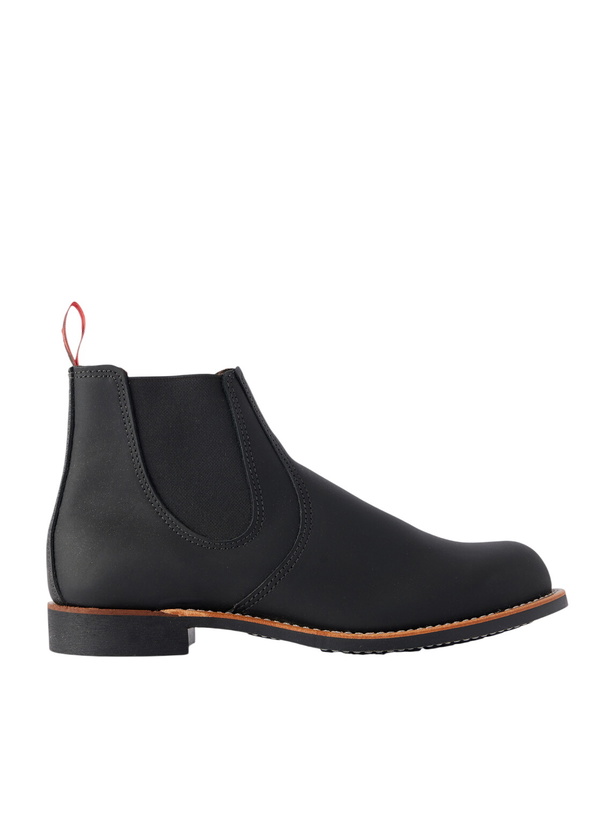 Photo: Red Wing Shoes - 8224 Leather Chelsea Boots - Black