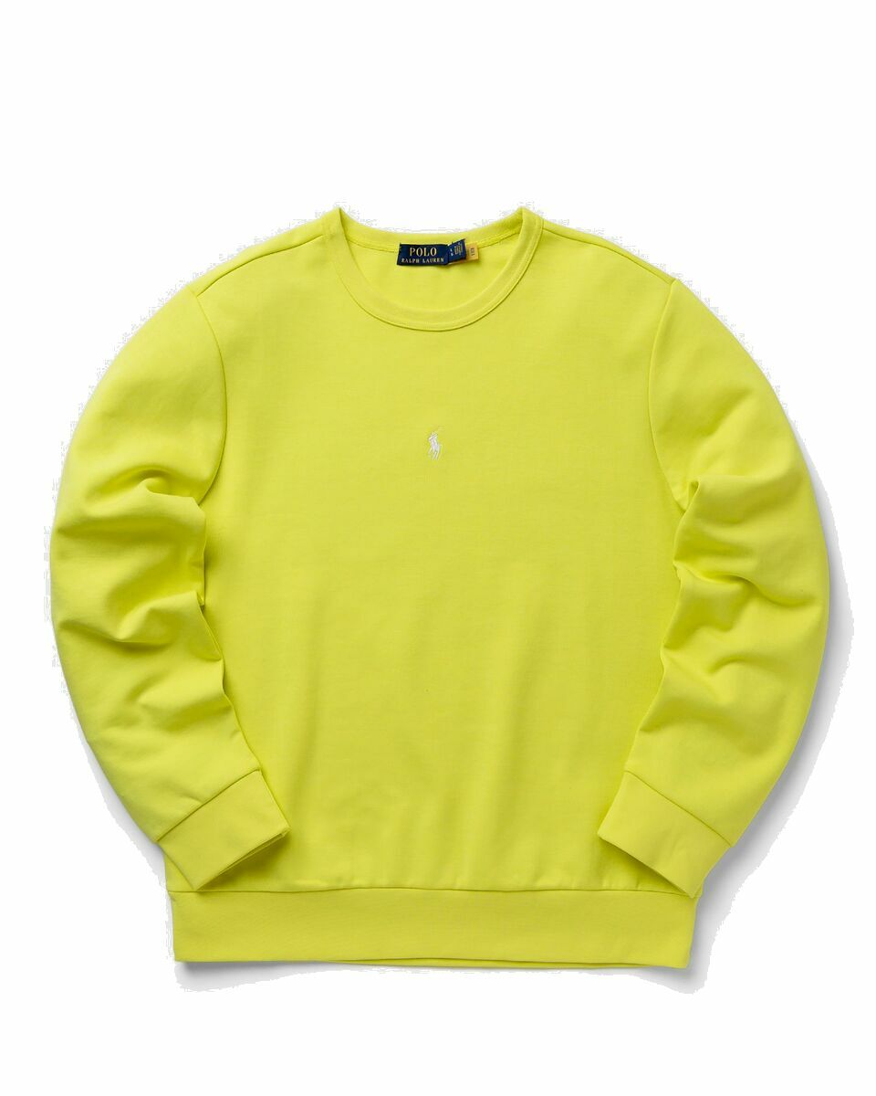 Photo: Polo Ralph Lauren Lscnm3 Long Sleeve Sweatshirt Yellow - Mens - Sweatshirts