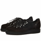 Paraboot Men's x Engineered Garments Clusaz in Black Suede