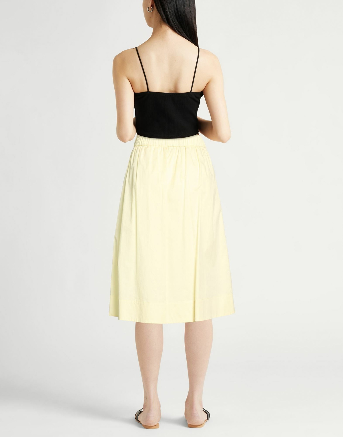 Peserico Womens Midi skirt in Yellow