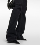 Versace - Cargo high-rise straight jeans