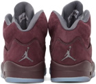 Nike Jordan Burgundy Air Jordan 5 Retro High Sneakers