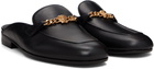 Versace Black Medusa Leather Loafers