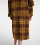 Loewe Fringed mohair and wool coat