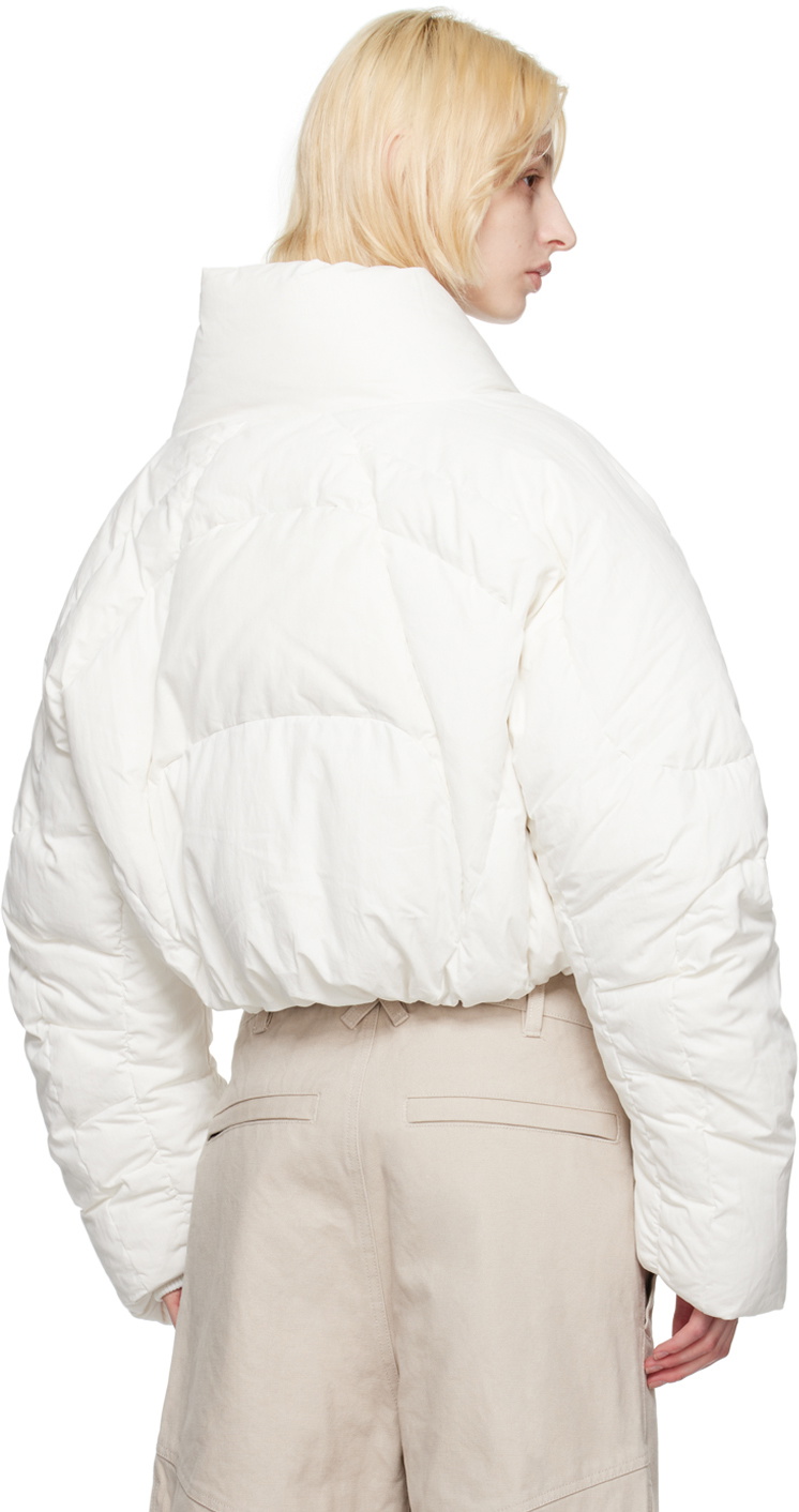 Entire Studios SSENSE Exclusive White A7L Down Jacket Entire Studios