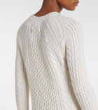Lisa Yang Nyla cable-knit cashmere maxi dress