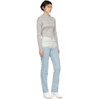 Kanghyuk Blue and Off-White Airbag Jeans