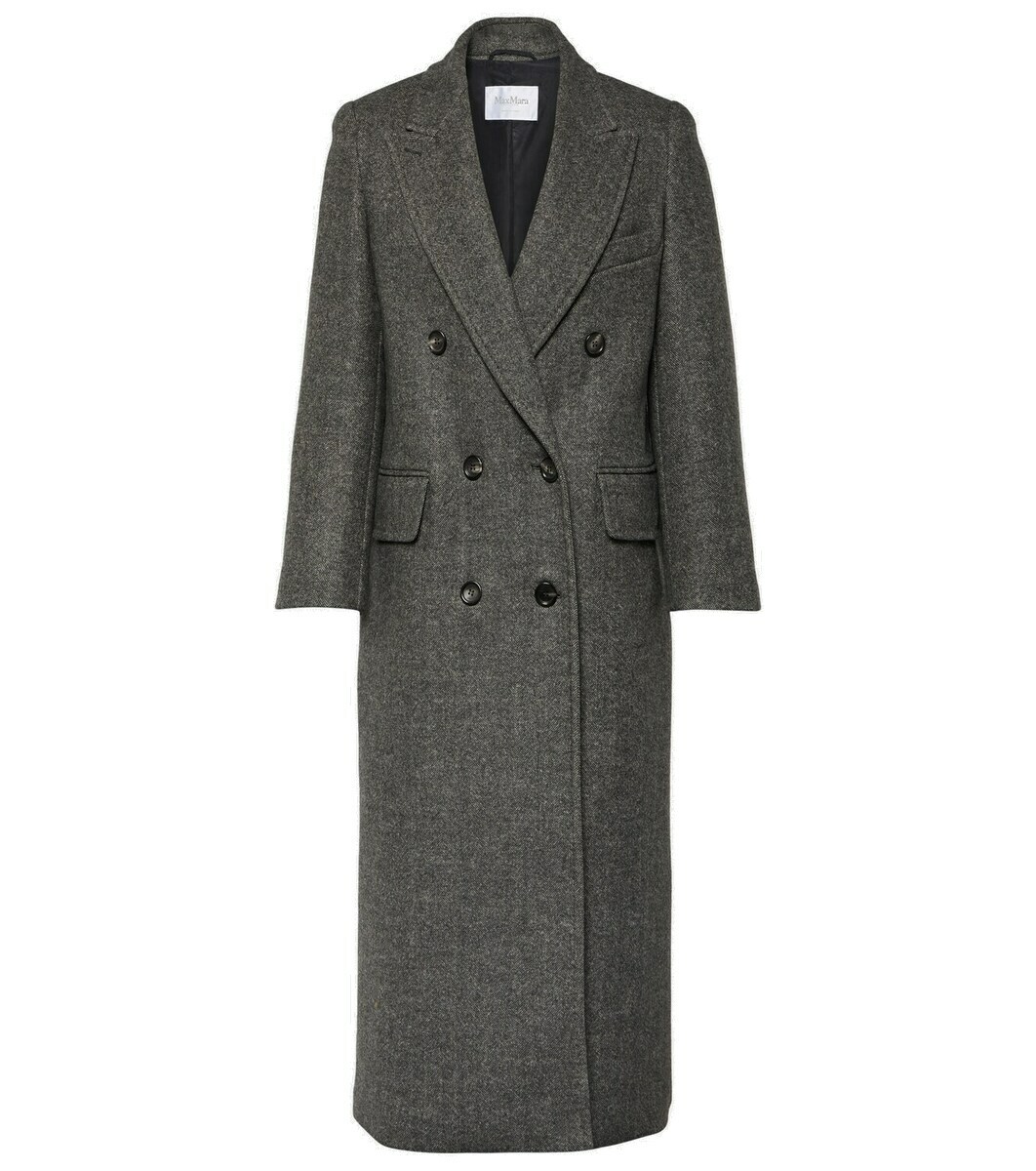 Max Mara Eccesso double-breasted virgin wool coat Max Mara