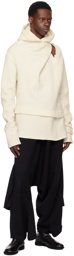 Nuba Off-White Hooded Sweater
