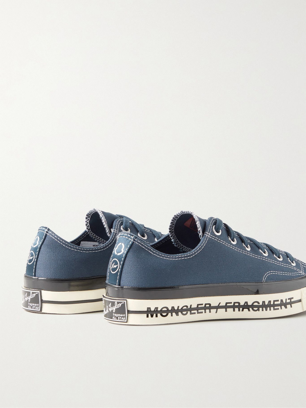 MONCLER/FRAGMENT ネイビー スニーカー Moncler - Converse 7 Moncler Fragment Fraylor III Canvas Sneakers