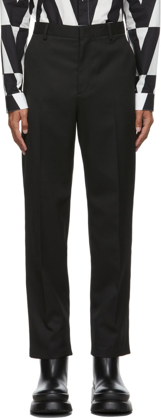 Photo: Valentino Black Technical Wool Trousers