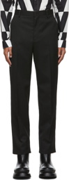 Valentino Black Technical Wool Trousers