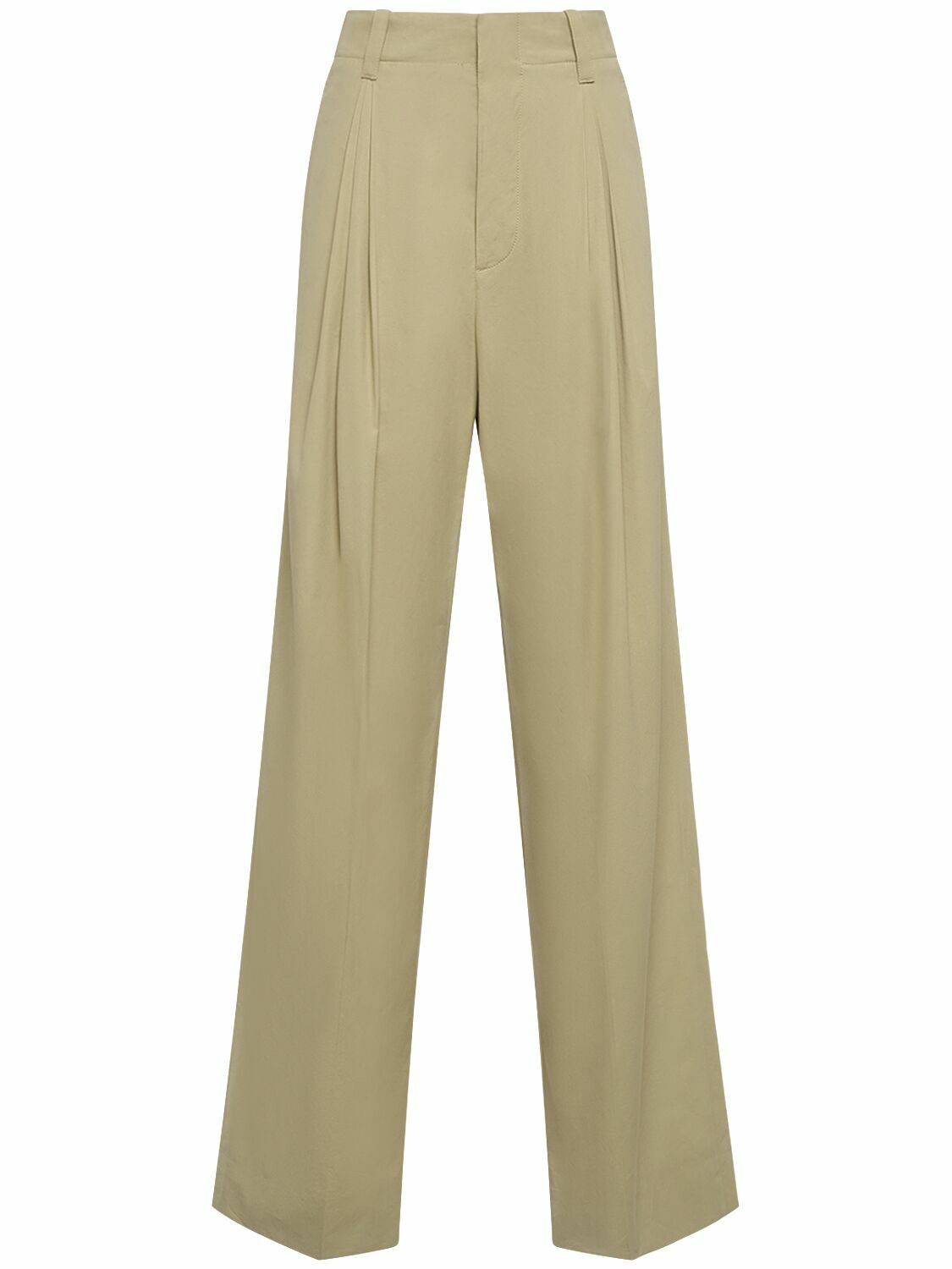 BOTTEGA VENETA - Cotton & Silk Pants Bottega Veneta
