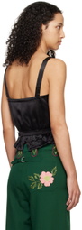 Bode Black Seligman Tank Top