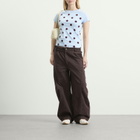 Adidas Women's Polka Dot Cali T-Shirt in Clear Sky