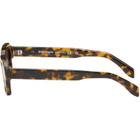 Palm Angels Brown Homer Sunglasses