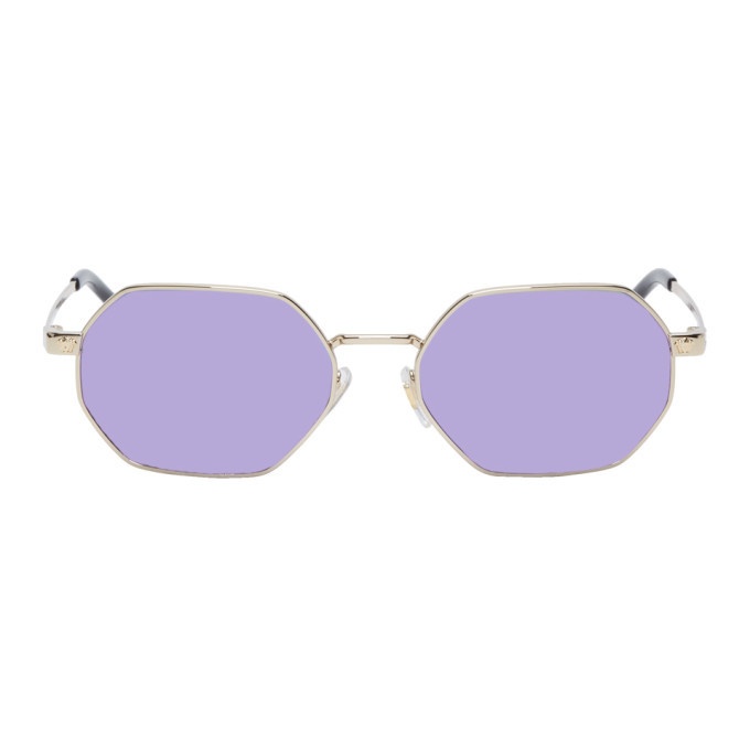 Photo: Versace Gold and Purple Pop Chic Sunglasses