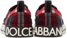 Dolce & Gabbana Red Check Custom 2.Zero Sneakers