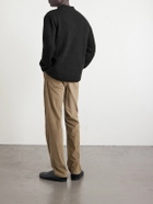 The Row - Leach Cashmere Polo Shirt - Black