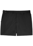 Gusari The Deia Printed Shell Swim Shorts Black
