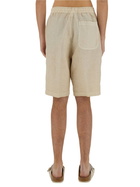 120% Lino Shorts With Drawstring