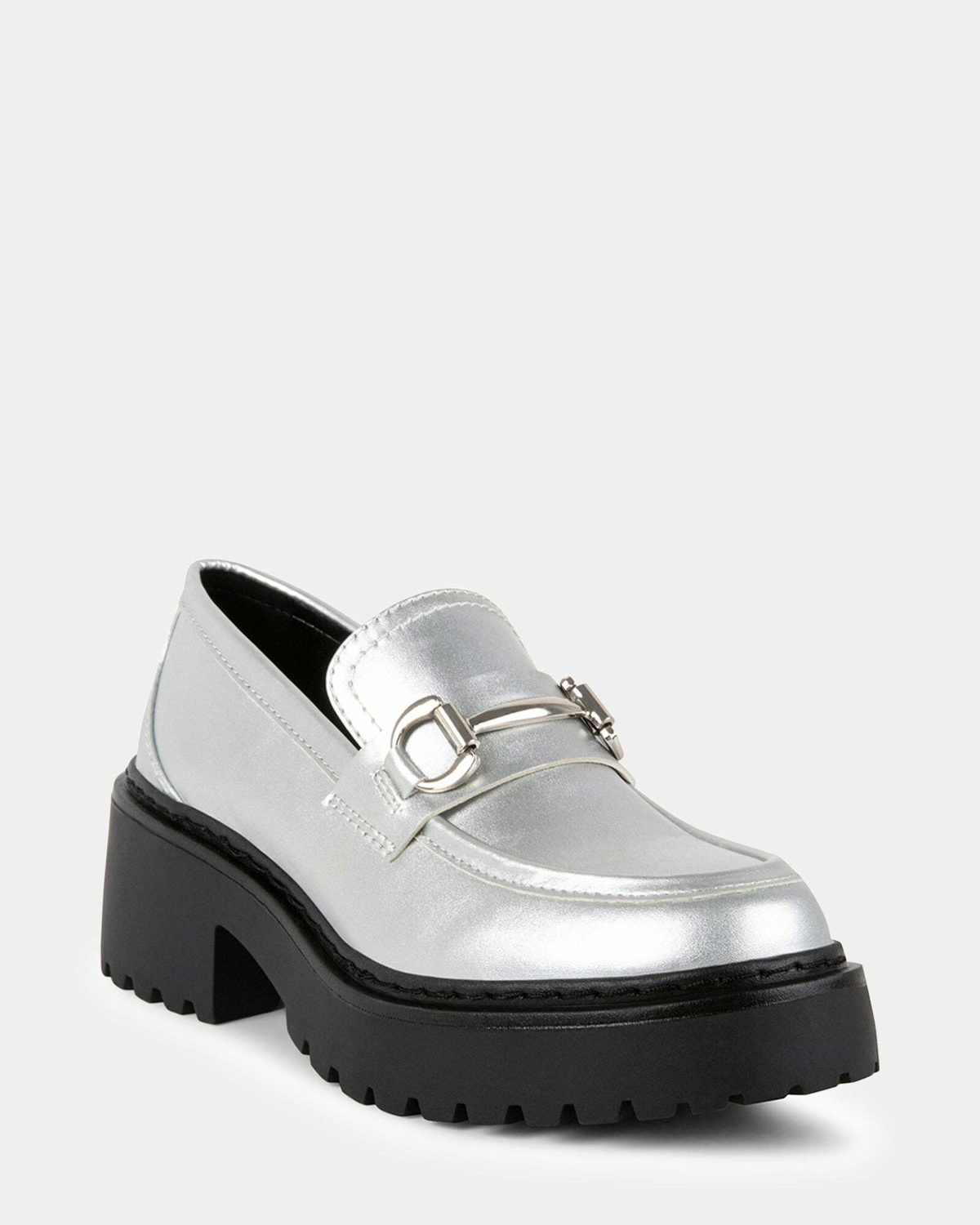 Steve Madden Approach Flats in Silver