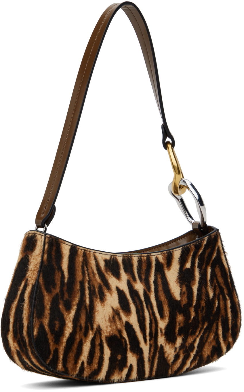 Staud Brown & Black Ollie Bag