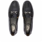 Bass Weejuns Men's Lincoln Horse Bit Loafer in Black Leather