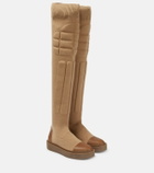 Max Mara - Woolin knit over-the-knee boots