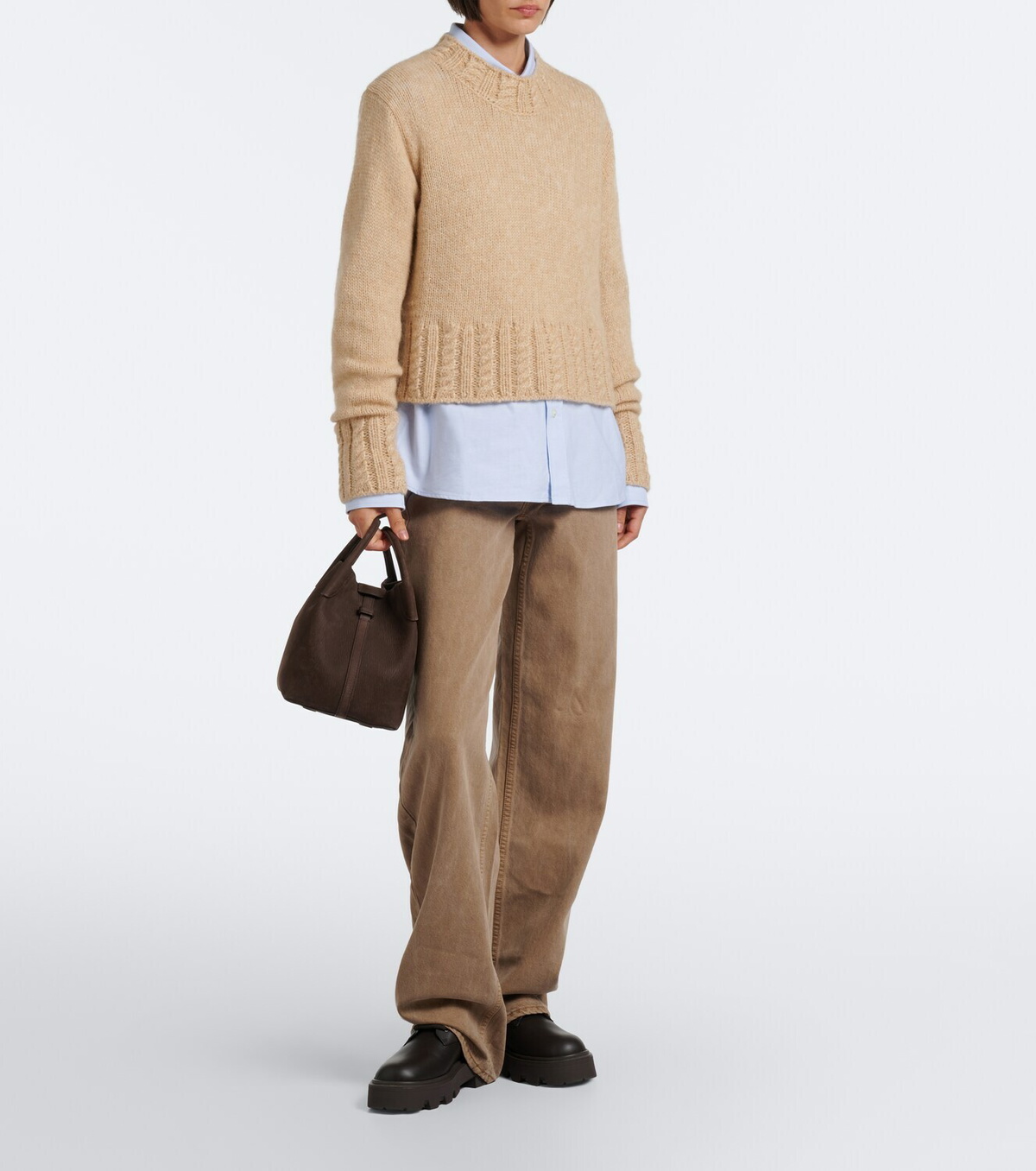 Moncler Alpaca and wool-blend sweater