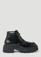 Tribeca Lace Up Boots in Black