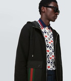 Gucci Web Stripe cotton jersey jacket