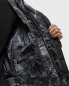 WOOLRICH BLACK LABEL - TIE DYE DOWN MID LENGTH PUFFA Black Mens Down & Puffer Jacket