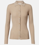 'S Max Mara Ribbed-knit wool cardigan