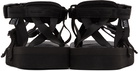 Suicoke Black TOSSHI-V Sandals