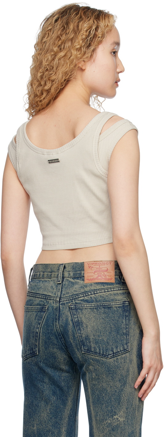 Han Kjobenhavn Beige Layered Tank Top