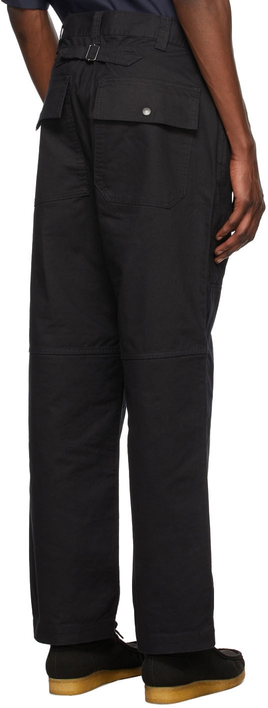 Benchmark Women's Simon Jersey Classic Cargo Trousers, Black | Simon Jersey
