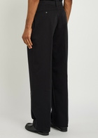 Casablanca Straight-leg Stretch-cotton Trousers Black