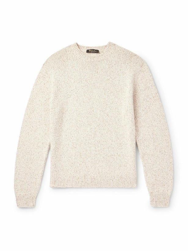 Photo: Loro Piana - Meina Cotton Sweater - Neutrals