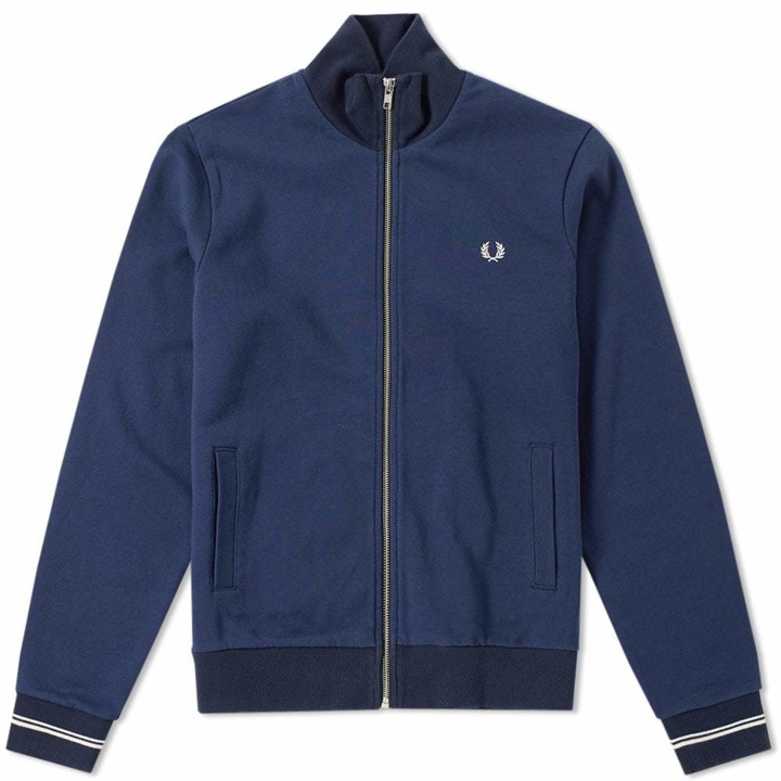 Photo: Fred Perry Funnel Neck Sweat Blue