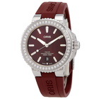 Oris Oris Aquis Automatic Diamond Red Dial Unisex Watch 01 733 7766 4998-07 4 22 68FC