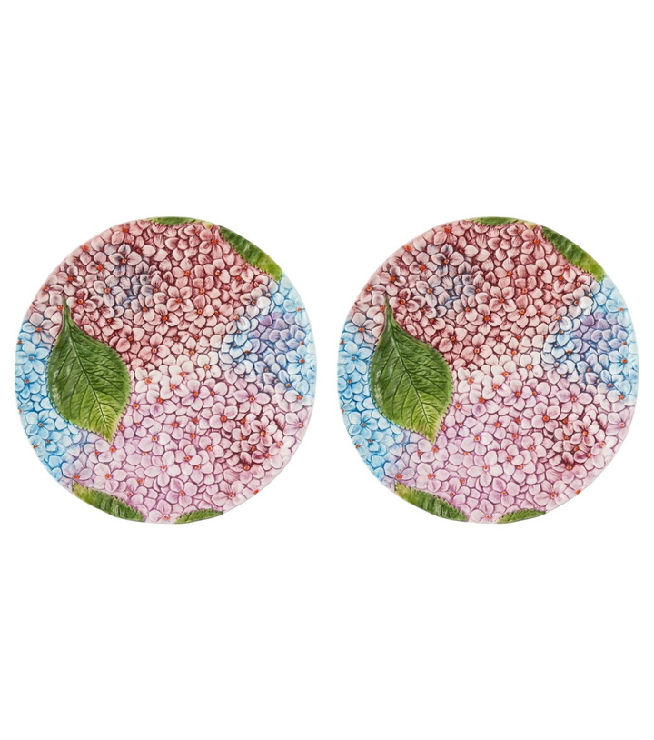 Photo: Les-Ottomans Ortensie set of 2 ceramic dessert plates