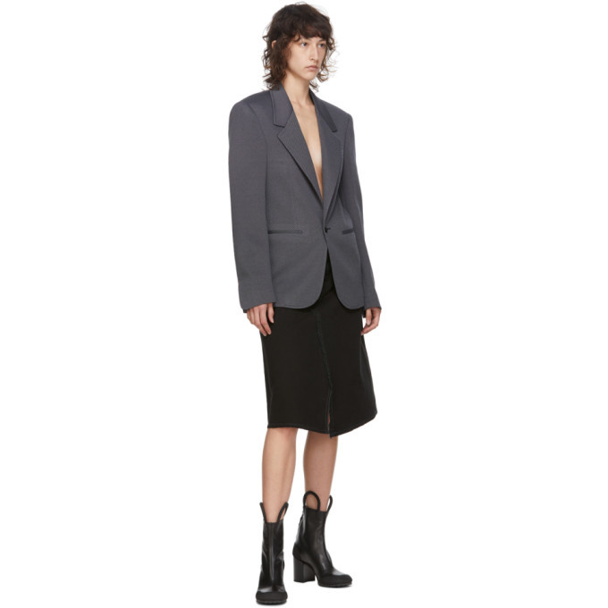 Random Identities Navy and Grey Sister Blazer