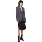 Random Identities Navy and Grey Sister Blazer