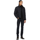 Herno Navy Down Quilted Coat