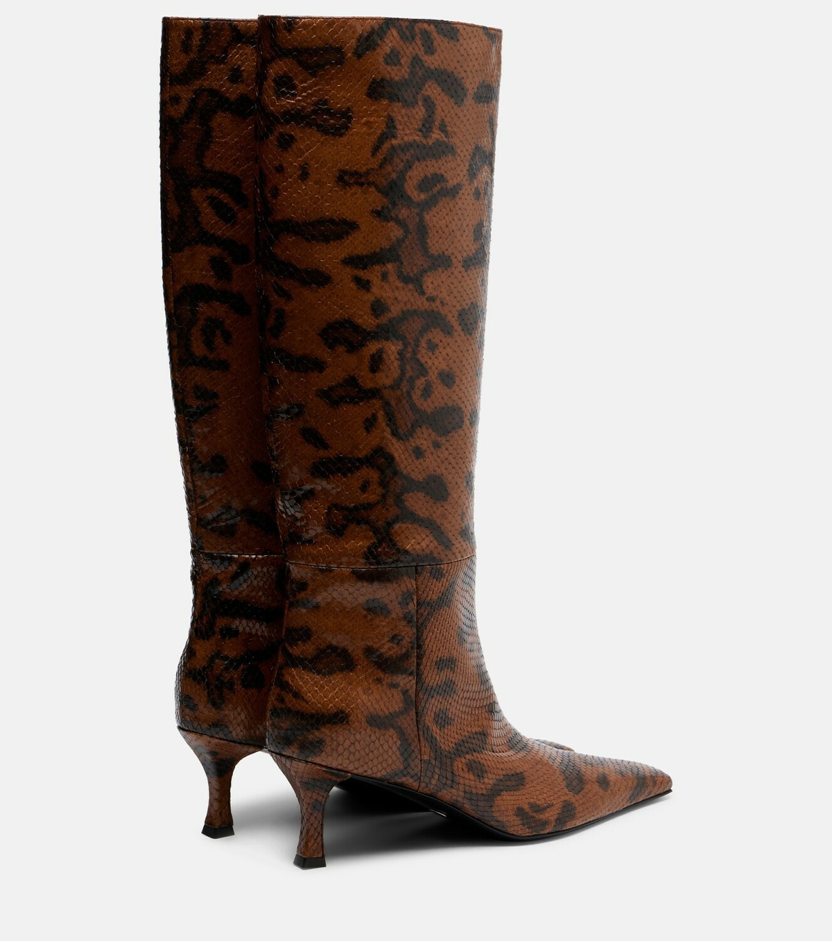 Proenza Schouler Snake-effect leather knee-high boots