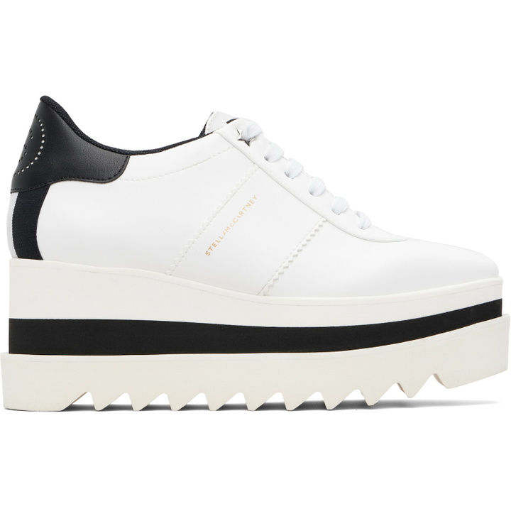 Photo: Stella McCartney White Sneak-Elyse Platform Sneakers